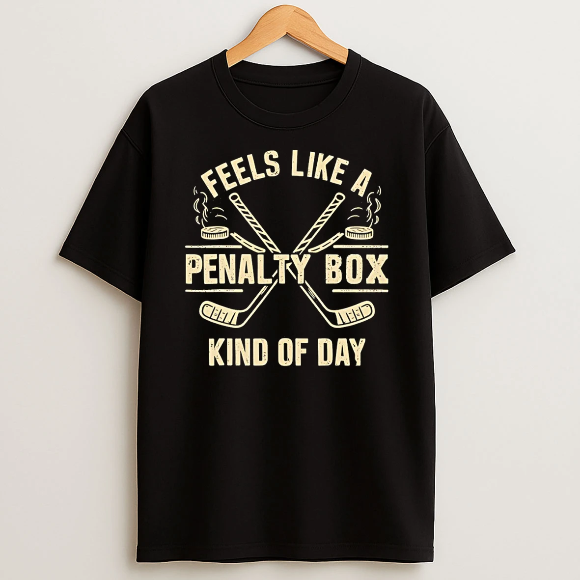 Ice Hockey Player Feels Like A Penalty Box Kind Of Day T Shirt