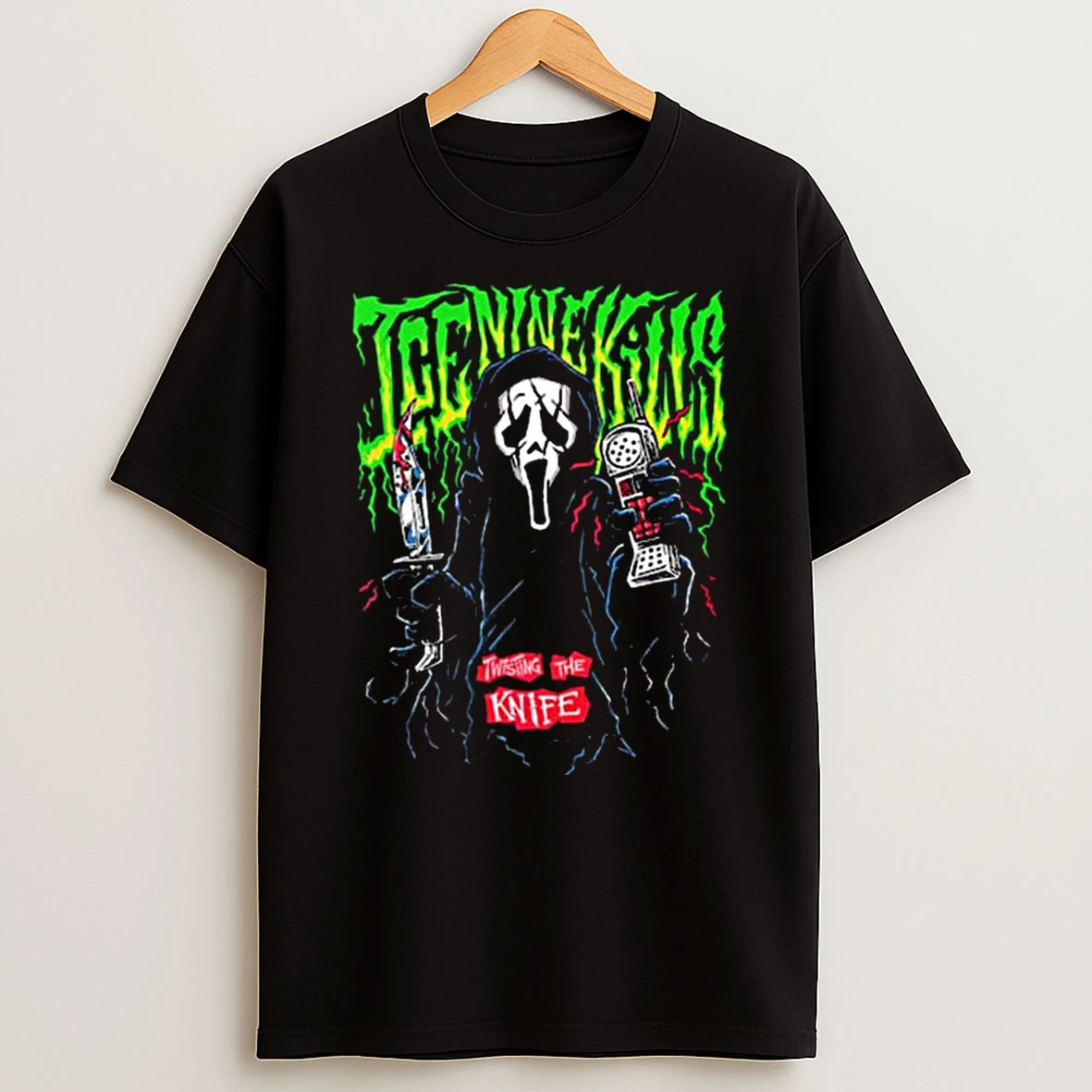 Ice Nine Kills X Scream 7 Nightmare On The Knife Part One Father Death T Shirt