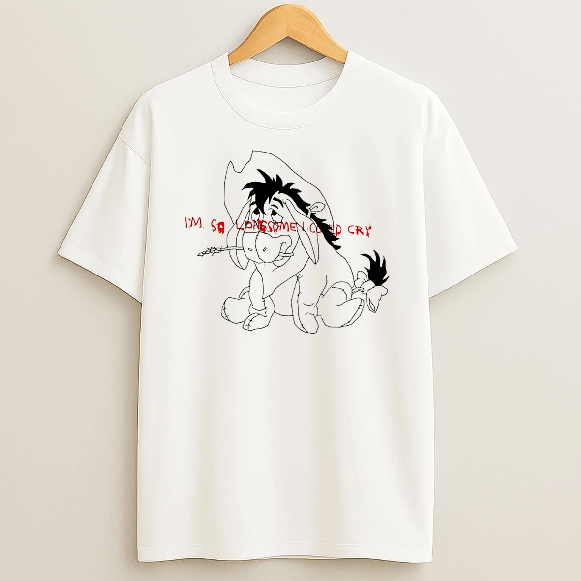 Im So Lonesome I Could Cry Paint T Shirt