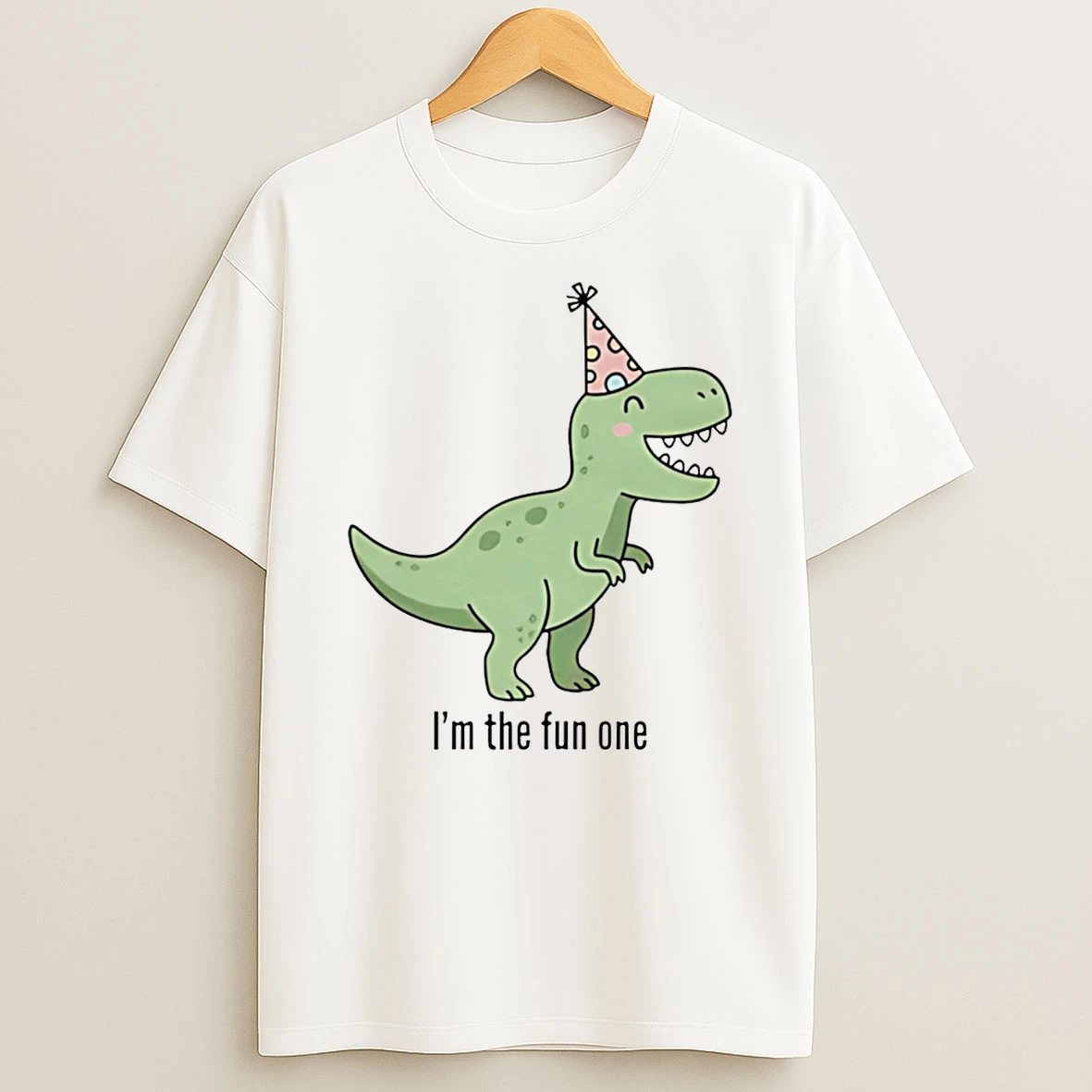 Im The Fun One Dinosaur T Shirt