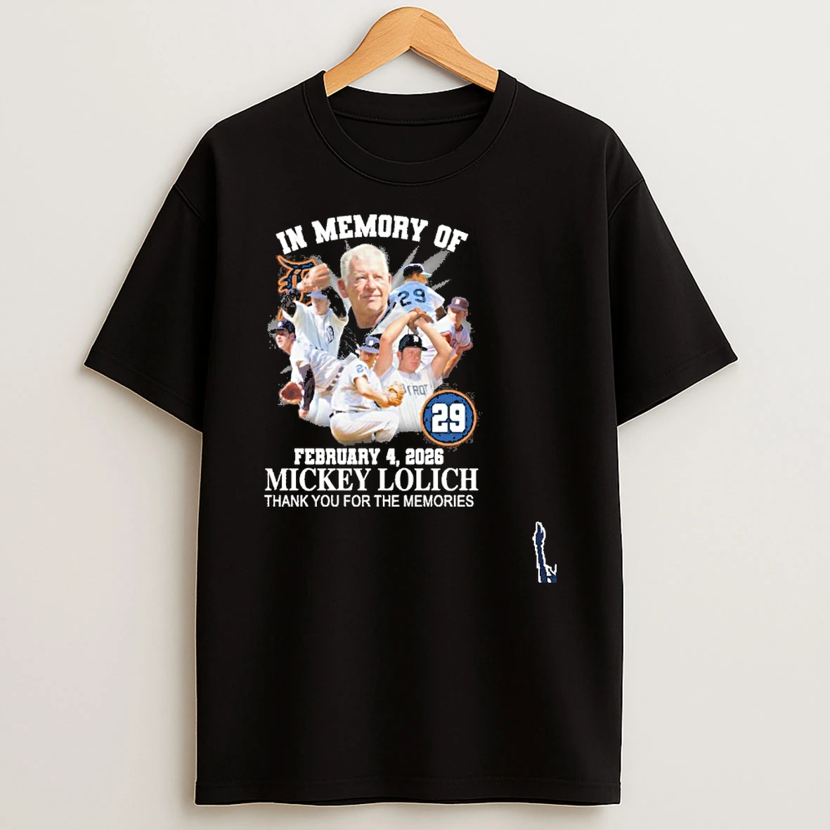 In Memory Of Mickey Lolich Detroit Tigers February 4 2026 T Shirt