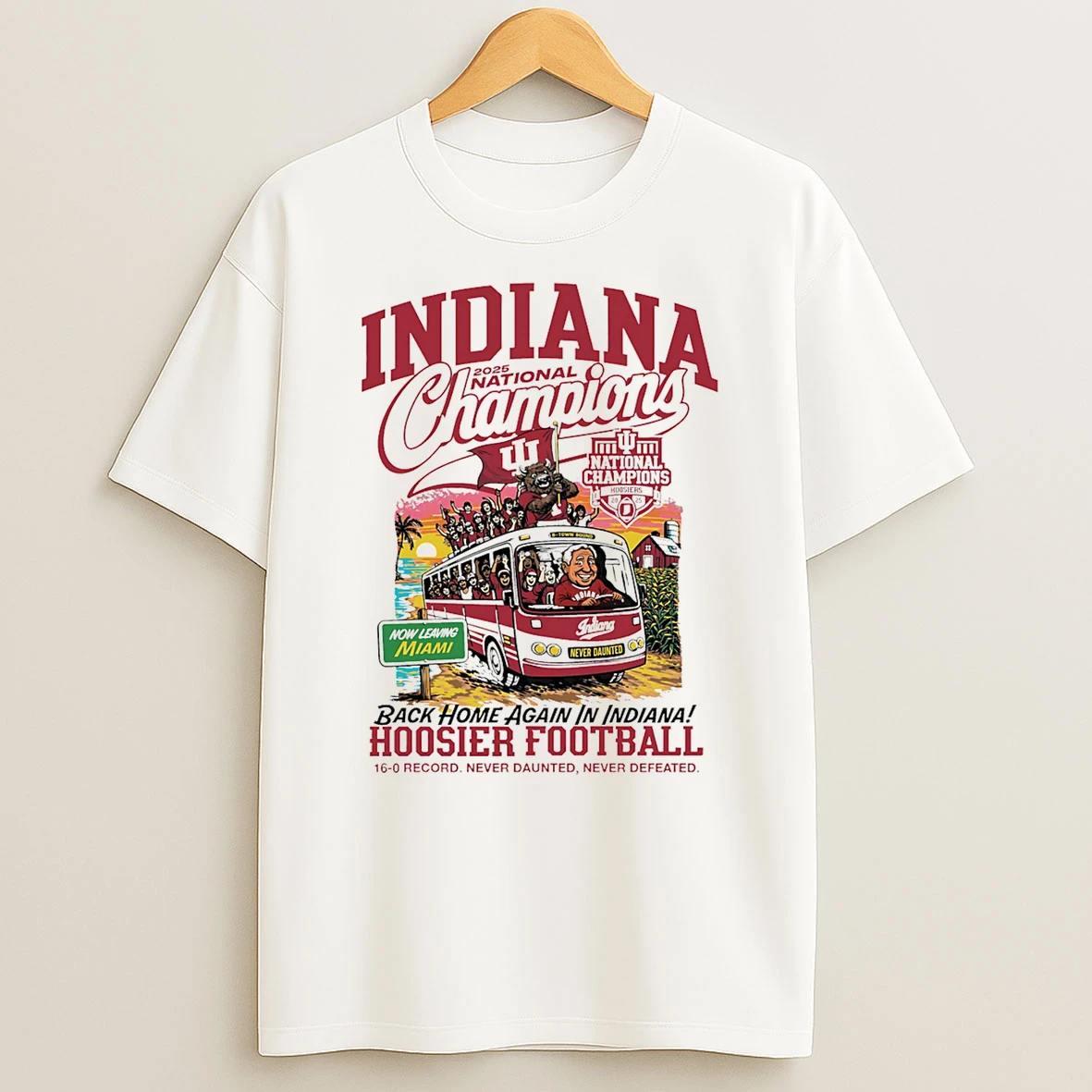 Indiana Hoosiers Back Home Again National Champ T Shirt