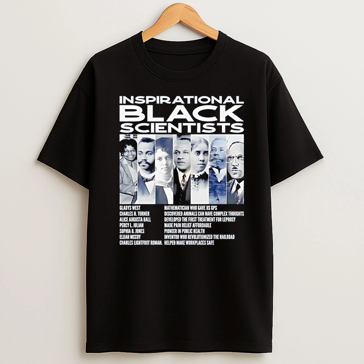 Inspirational Black Scientists Black History Month T Shirt