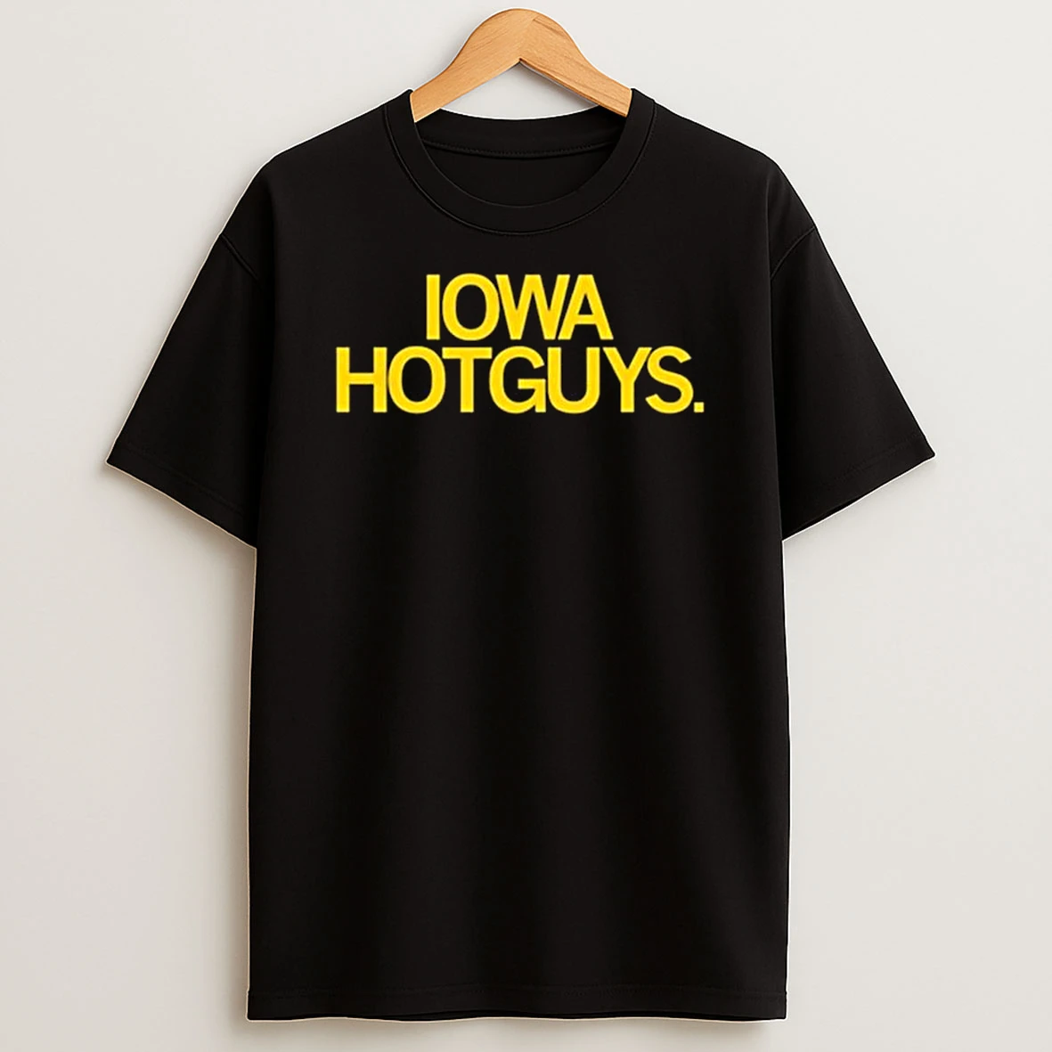 Iowa Hotguys Text Pullover T Shirt