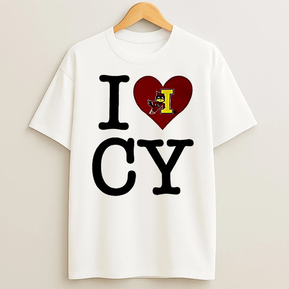 Iowa State Cyclones I Heart Cy T Shirt