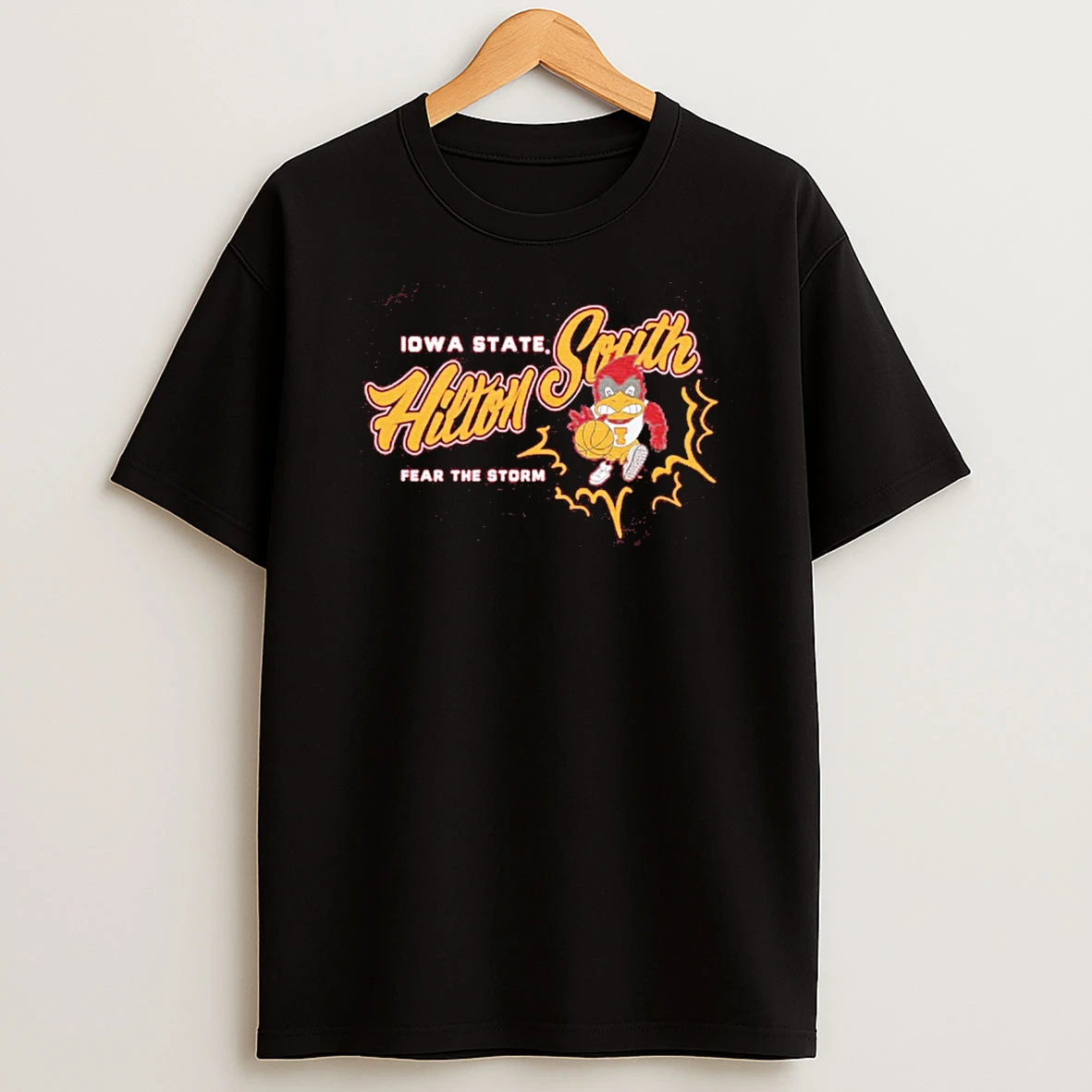 Iowa State Hilton South Cardinal Fear The Storm T Shirt
