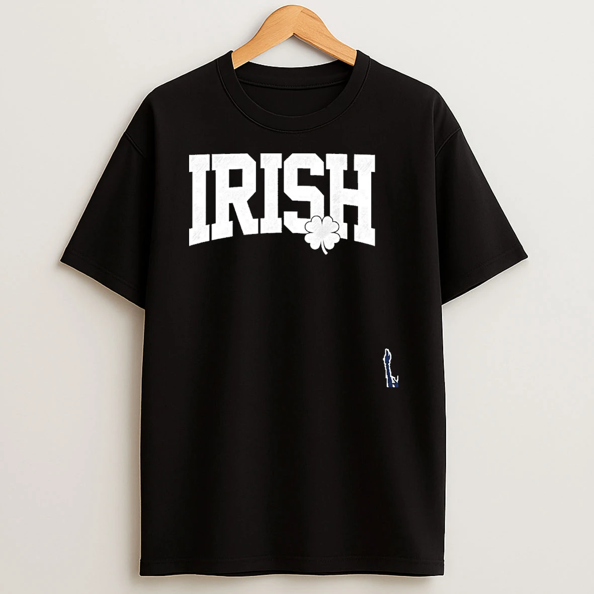Irish Clover Vintage Collegiate T Shirt