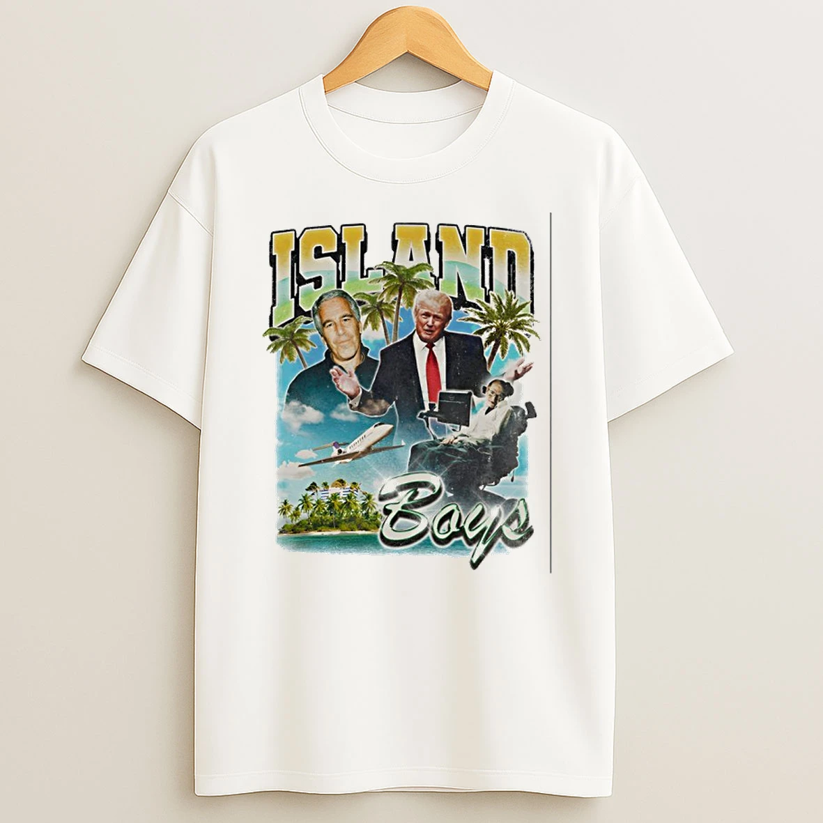 Island Boys Jeffrey Epstein X Donald Trump X Stephen Hawking T Shirt
