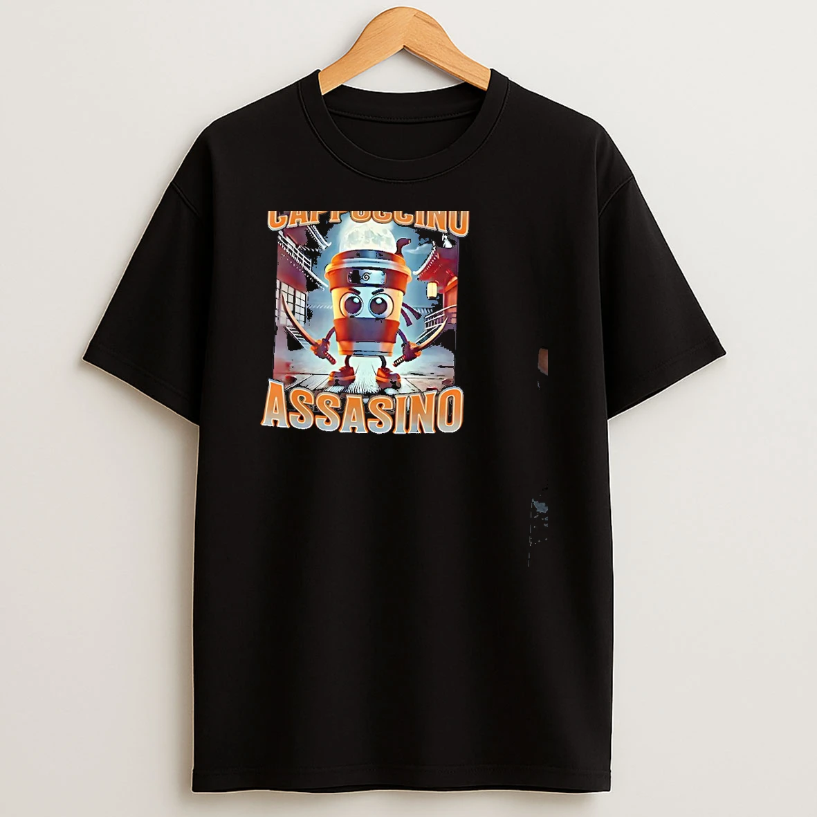 Italian Brainrot Cappuccino Assassino Cappuccino Funny T Shirt
