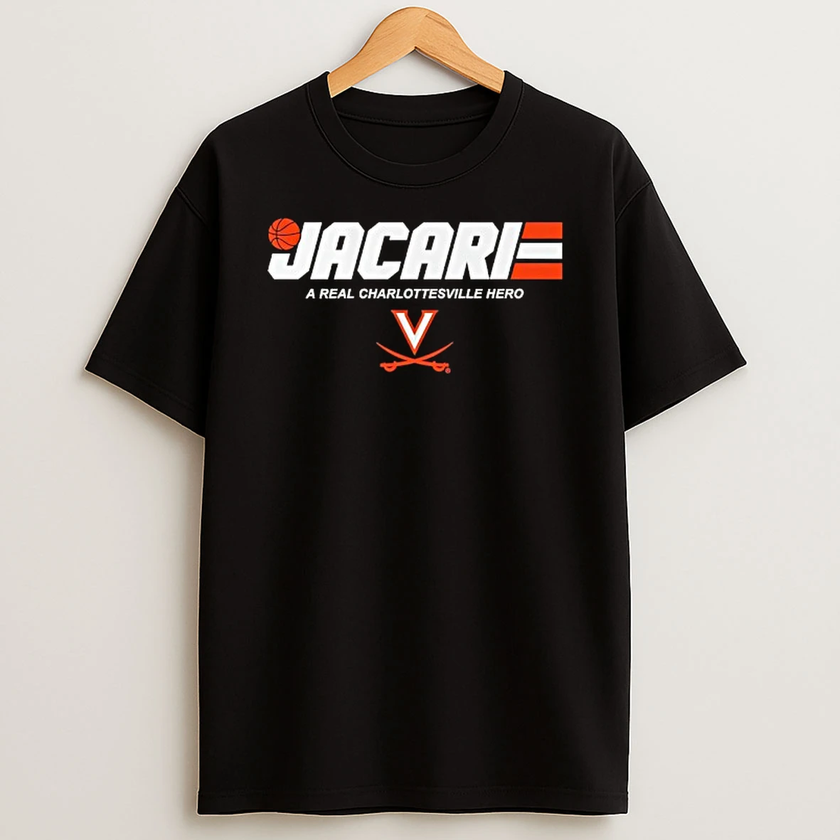 Jacari White A Real Charlottesville Hero Virginia Cavaliers Basketball T Shirt