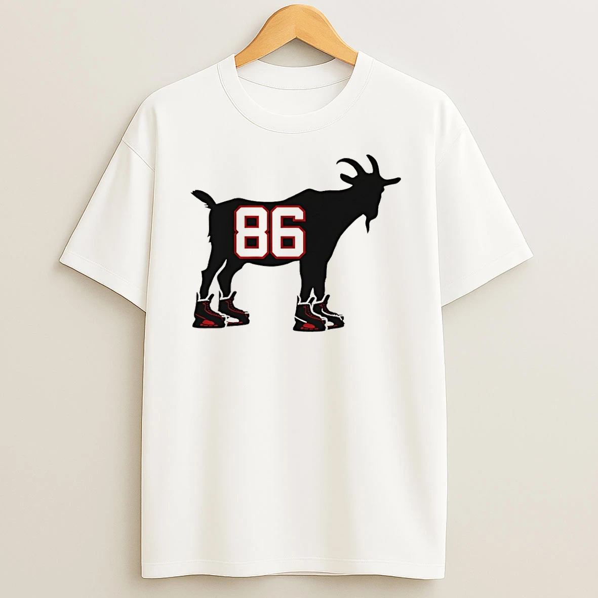 Jack Hughes Goat 86 Usa Hockey American Olympic T Shirt