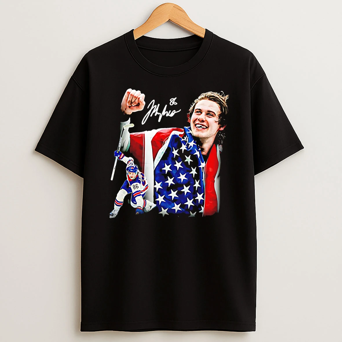Jack Hughes Golden Goal Usa Hockey Champions 2026 T Shirt