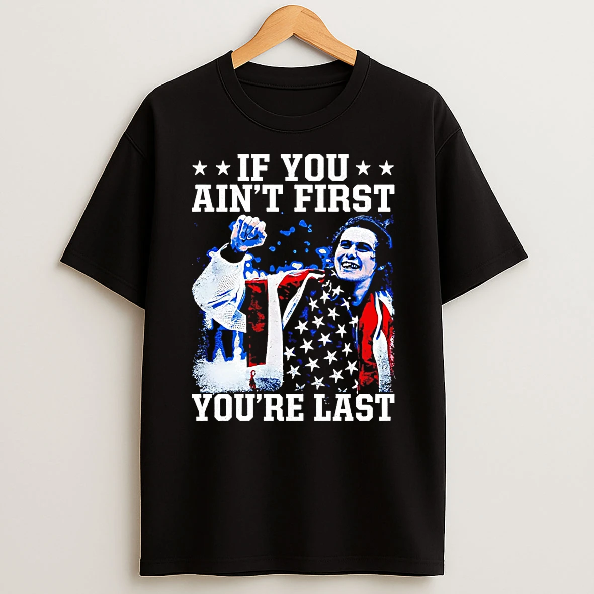 Jack Hughes If You Aint First Youre Last 2026 Winter Olympics T Shirt
