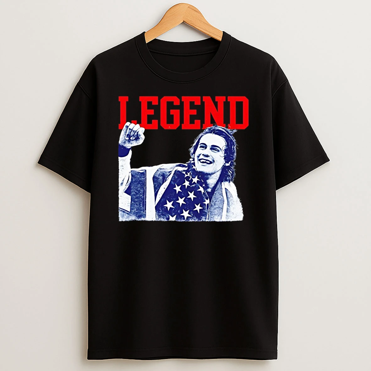 Jack Hughes Legend Usa Olympic Gold Medal Hockey American Flag Olympic 2026 Milano Cortina T Shirt