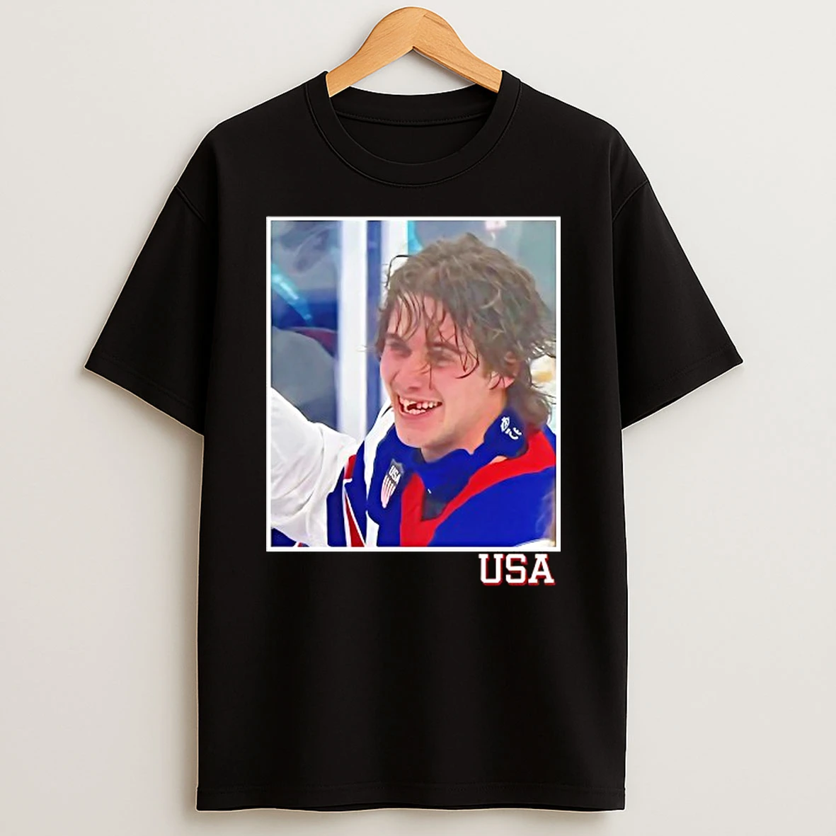 Jack Hughes Ot Winner Usa T Shirt