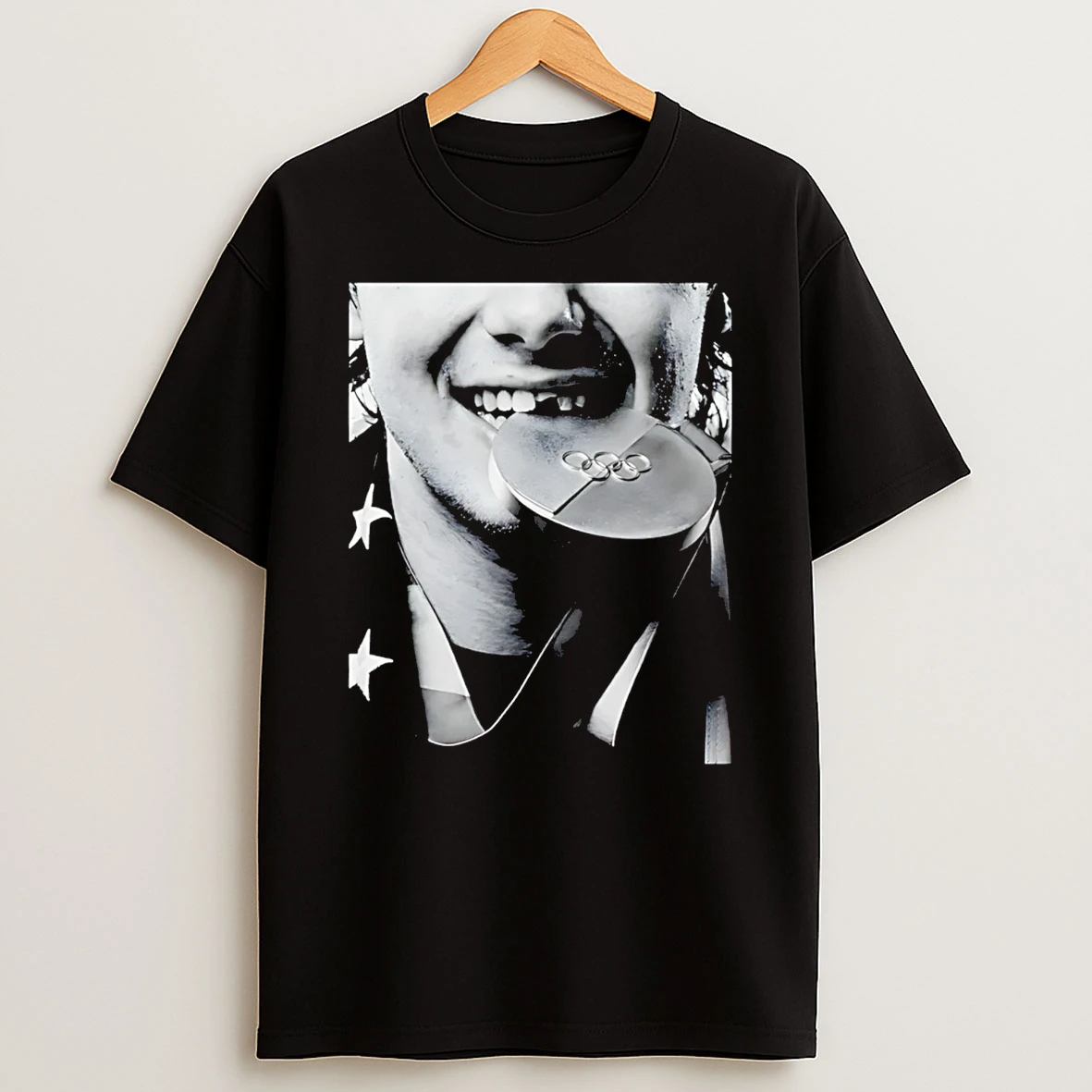 Jack Hughes Teeth Gold Team Usa Olympic Champions 2026 T Shirt