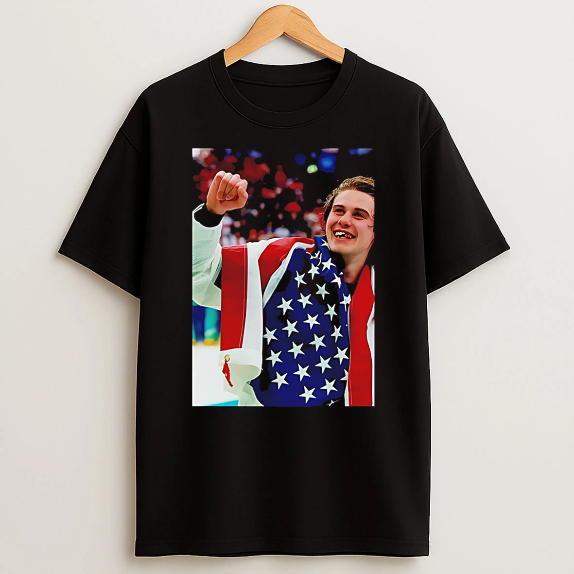 Jack Hughes Teeth Team Usa Hockey T Shirt