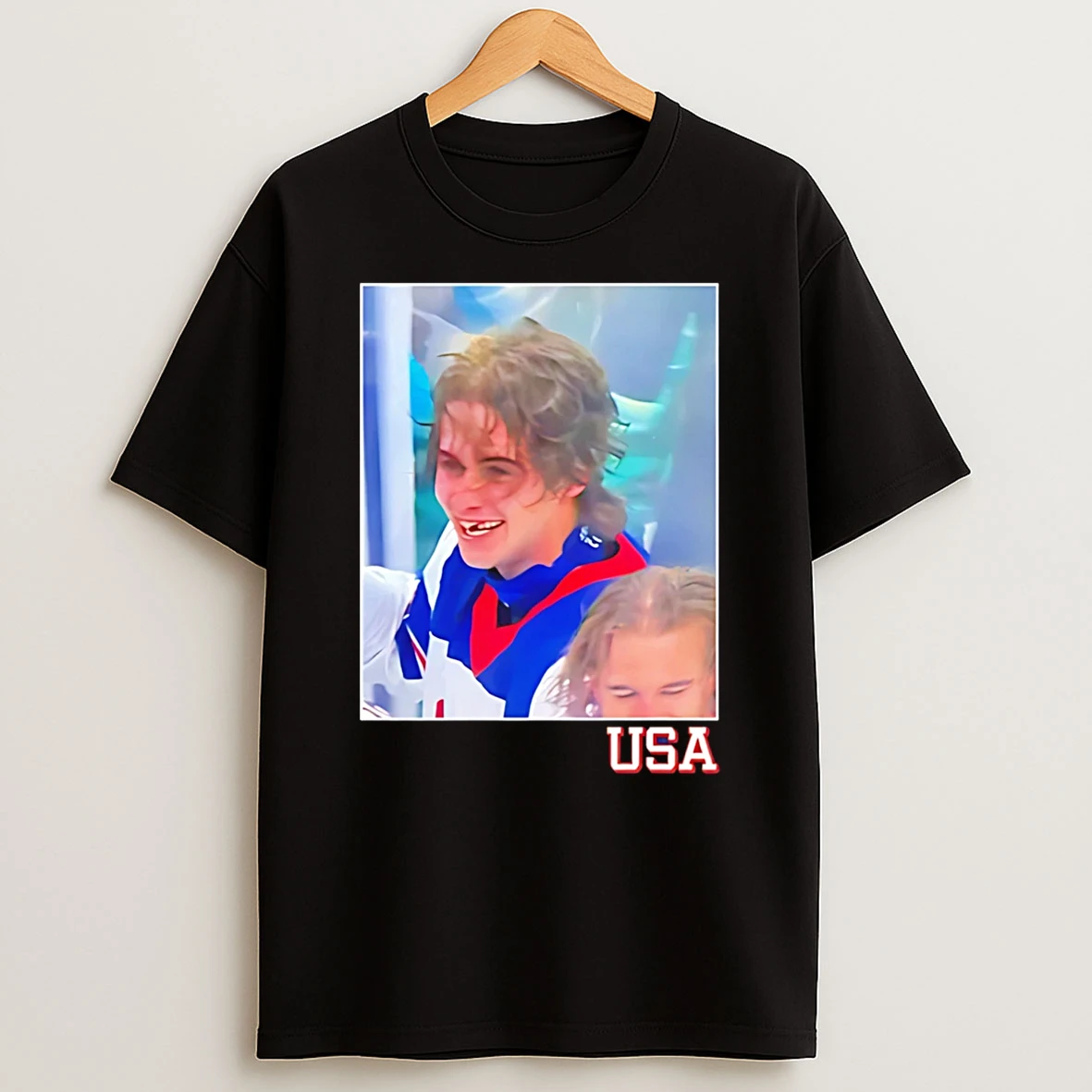 Jack Hughes Teeth Usa Champions Olympics 2026 T Shirt