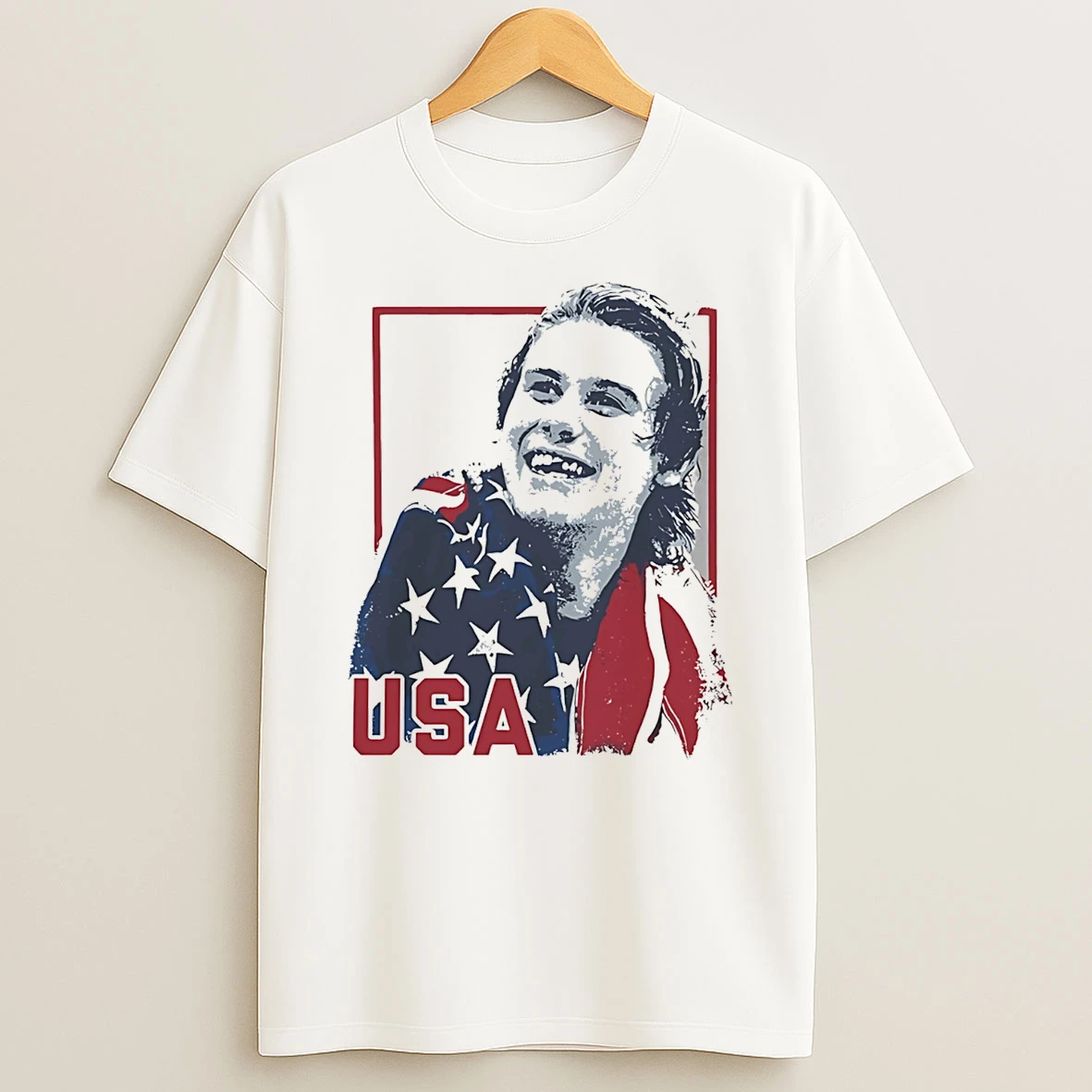 Jack Hughes Usa 2026 Hockey T Shirt