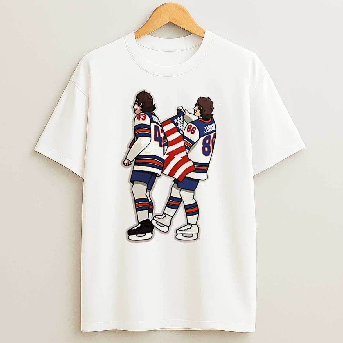 Jack Hughes And Quinn Hughes Blood Sweat And Teeth For The Gold Usa Hockey Olympic Golden Goal T Shirt