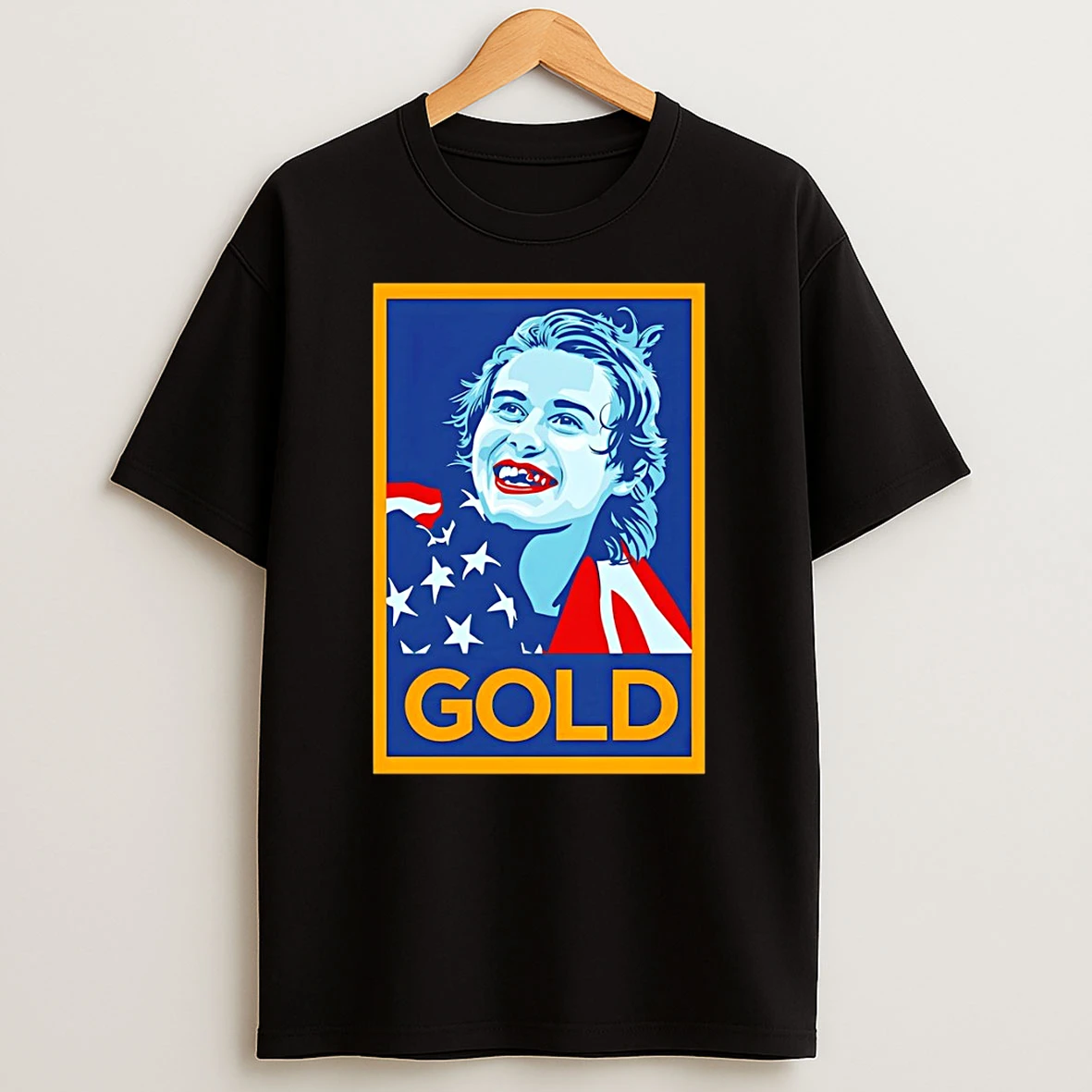 Jack Hughes Golden Goal Teeth Usa Hockey Olympic 2026 Gold Hope T Shirt