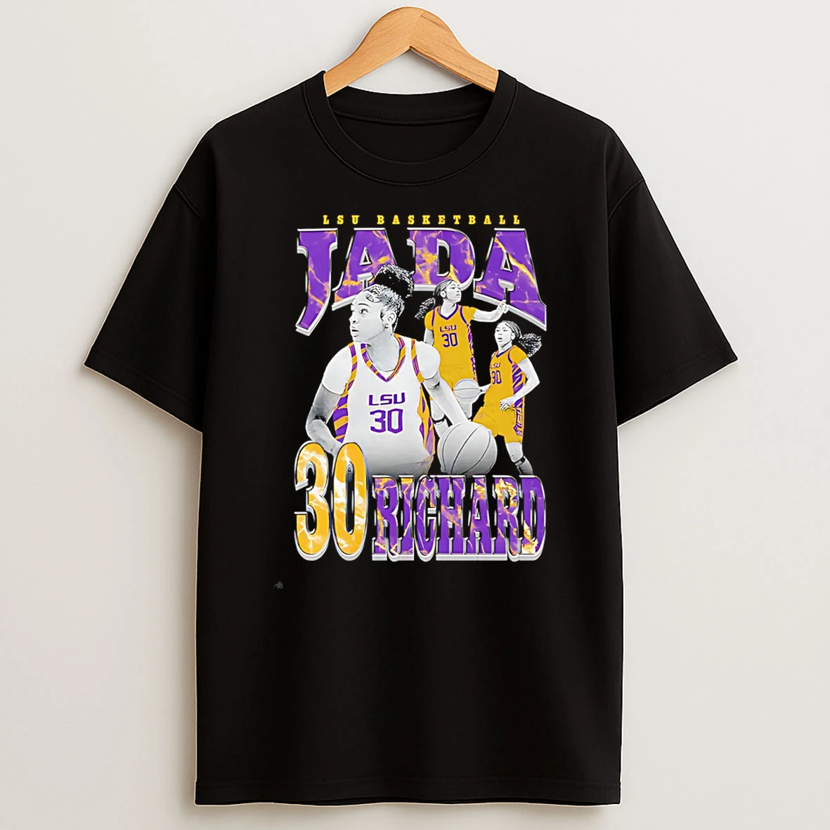 Jada Richard Lsu Tigers 90s T Shirt