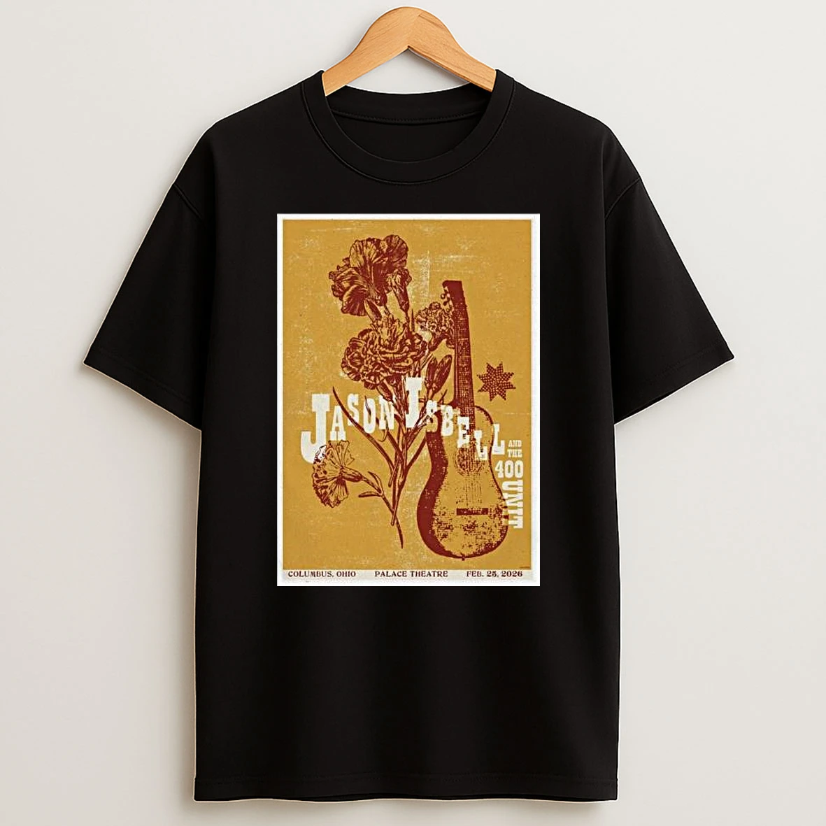 Jason Isbell And The 400 Unit Columbus Oh Feb 25 2026 T Shirt