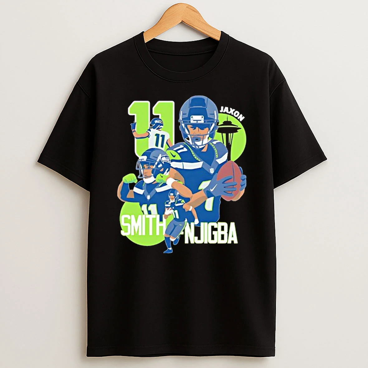 Jaxon Smith Njigba Seahawks 11 Nfl T Shirt