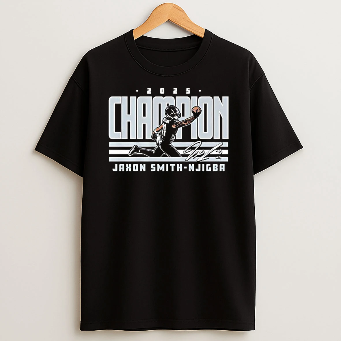 Jaxon Smith Njigba Seattle Seahawks 2025 World Champion Signature T Shirt