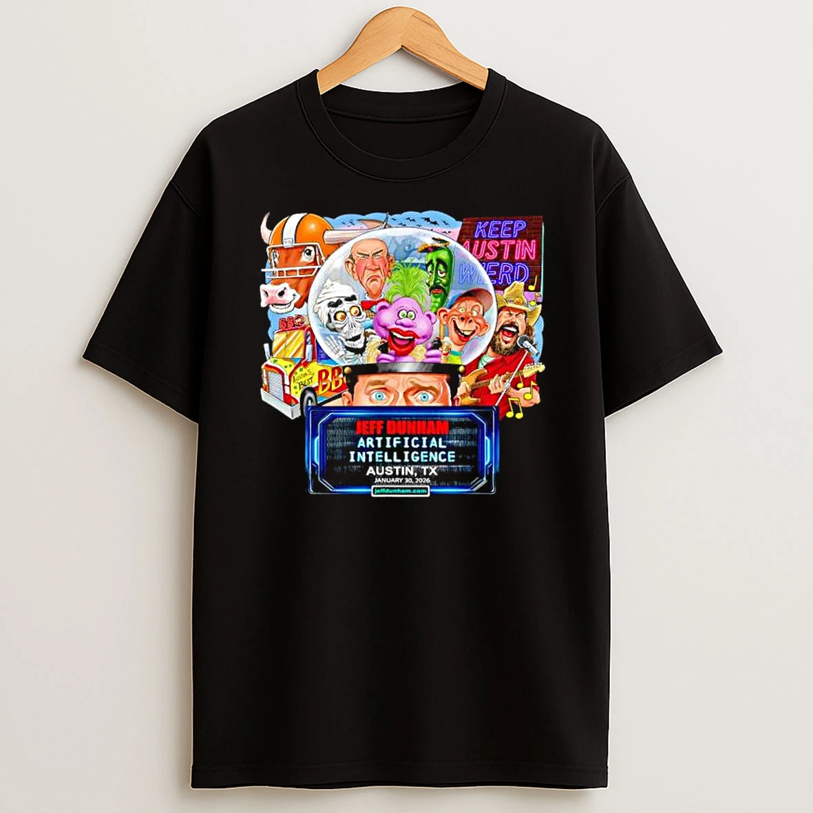 Jeff Dunham Austin Tx 2026 T Shirt