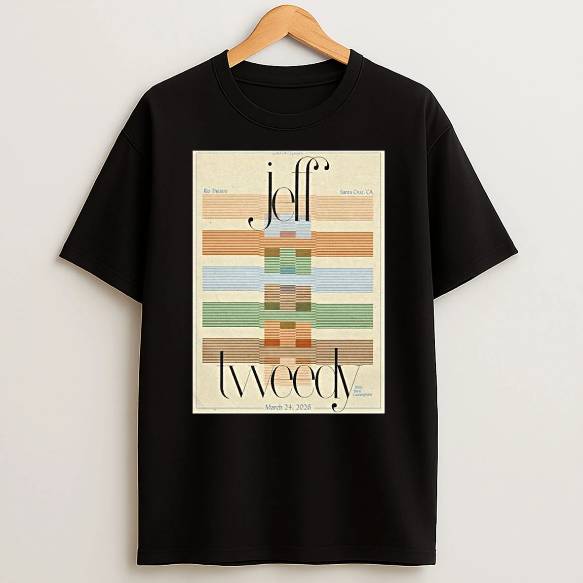 Jeff Tweedy March 24 2026 Santa Cruz Ca T Shirt