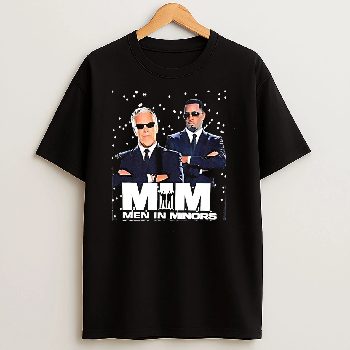 Jeffrey Epstein And Sean Combs Men In Minors T Shirt