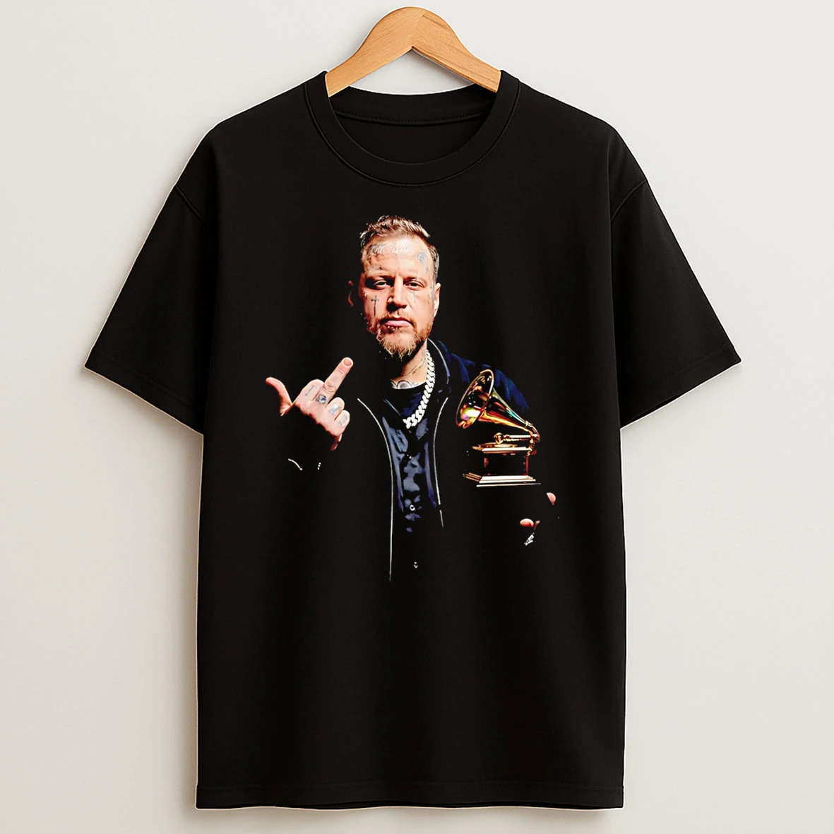 Jelly Roll Middle Finger 2026 Grammy T Shirt