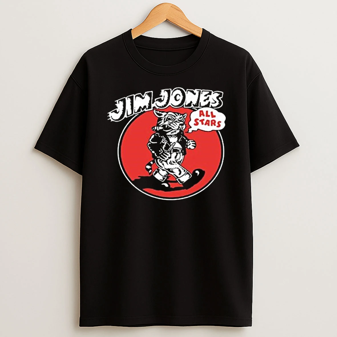 Jim Jones All Stars Greaser Cat T Shirt