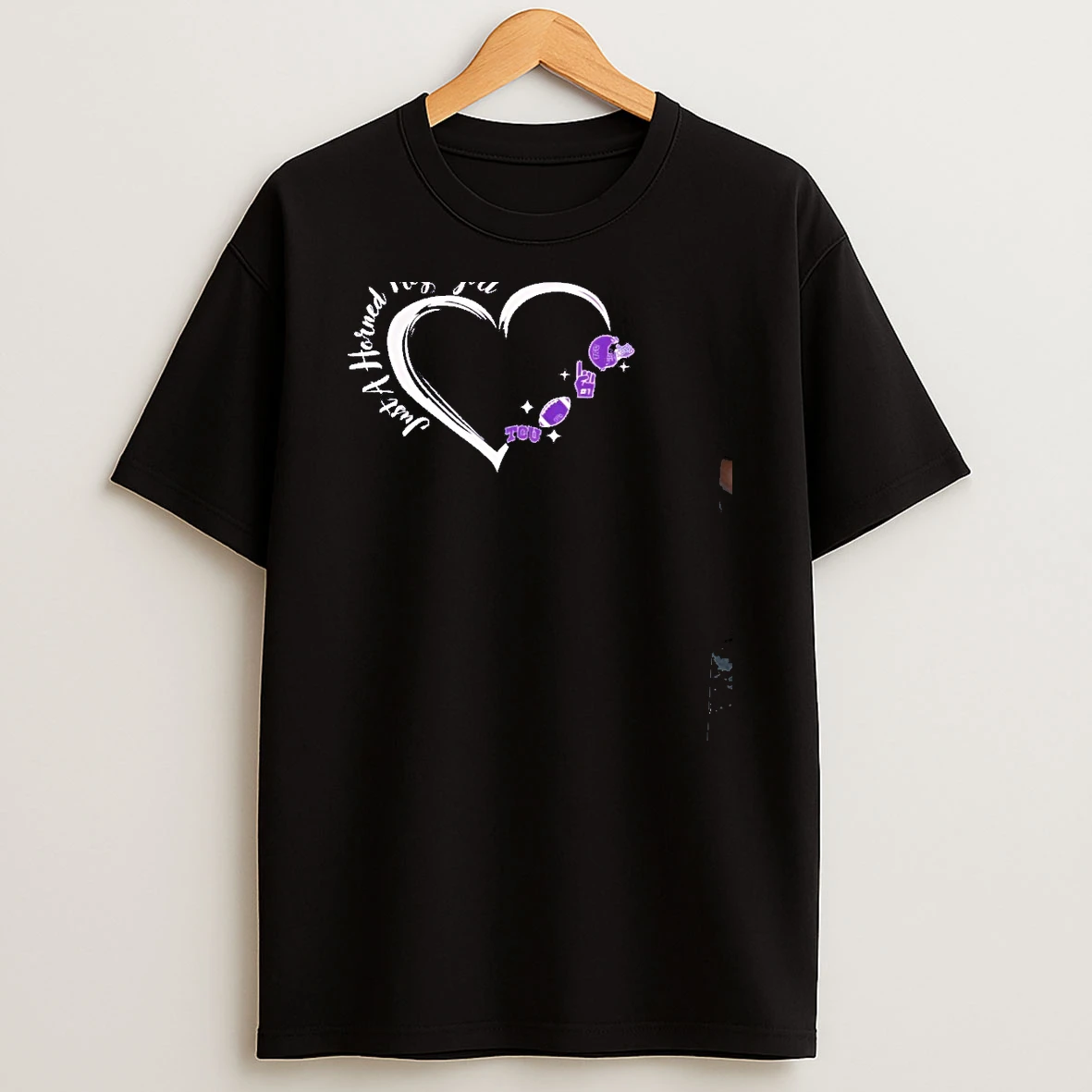 Just A Tcu Horned Frogs Girl T Shirt