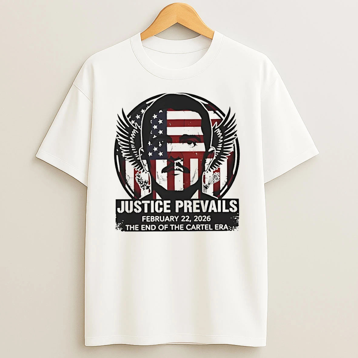 Justice Prevails El Mencho Feb 22 2026 The End Of The Cartel Era T Shirt