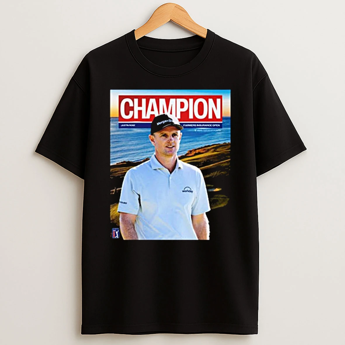 Justin Rose Pga Tour Champion Farmers Insurance Open 2025 T Shirt