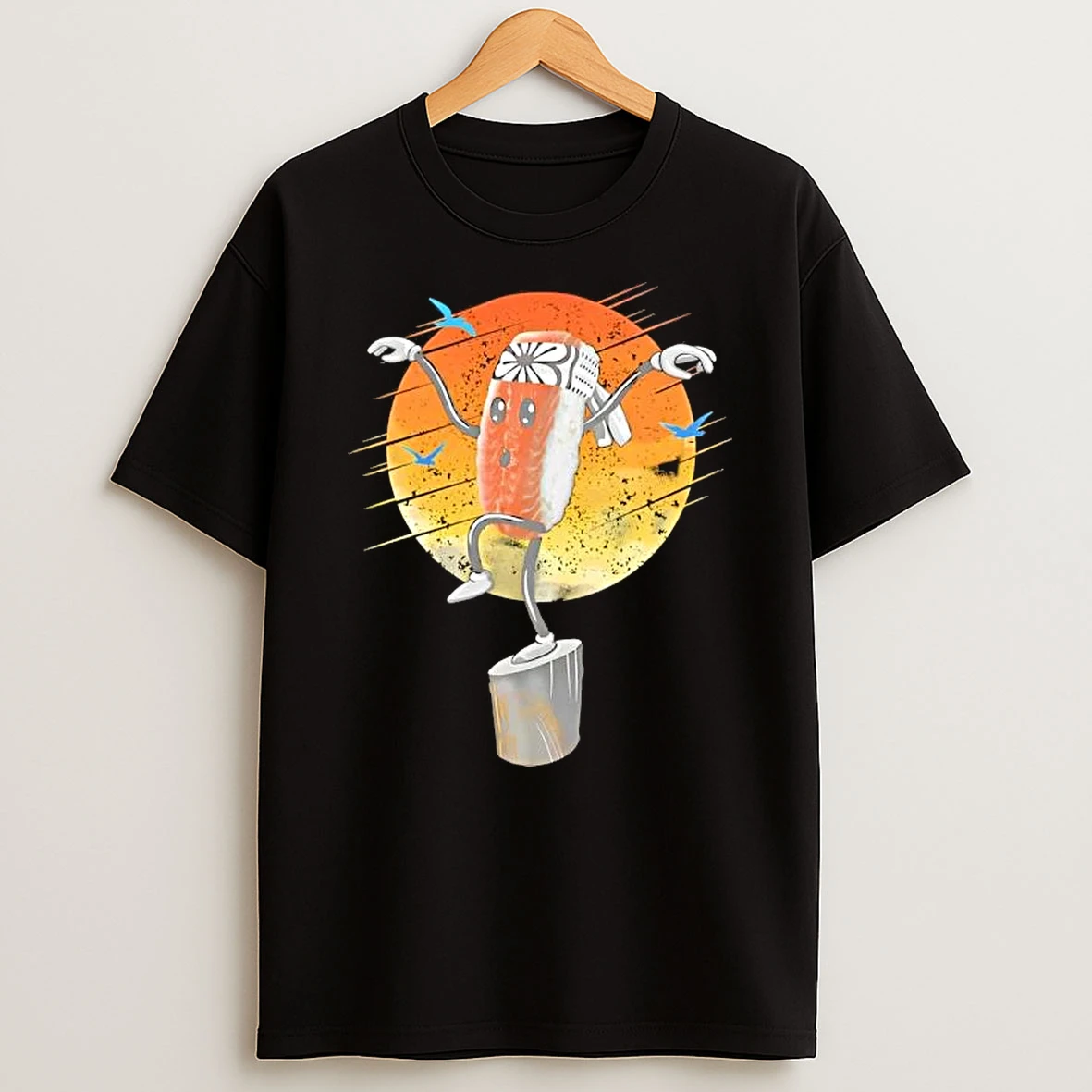 Karate Kid Sushi Vintage T Shirt