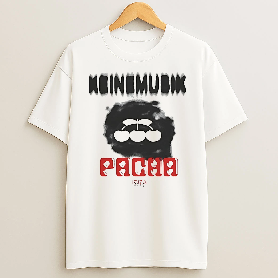 Keinemusik X Pacha Blurry Cloud Cherry 2025 T Shirt