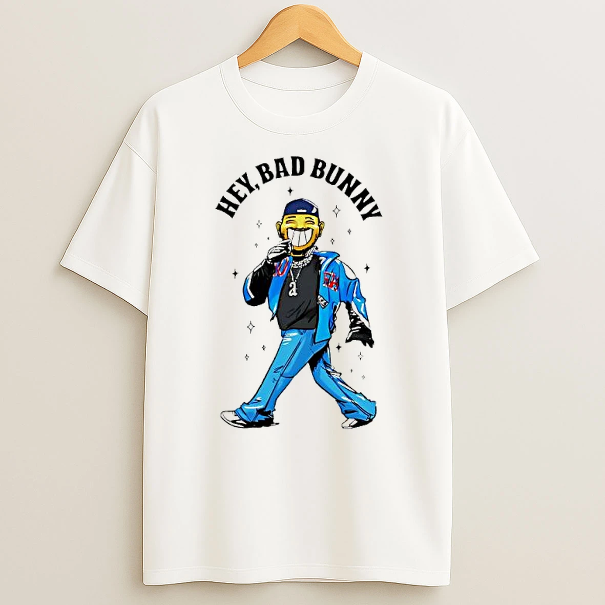 Kendrick Design Hey Bad Bunny Graphic T Shirt