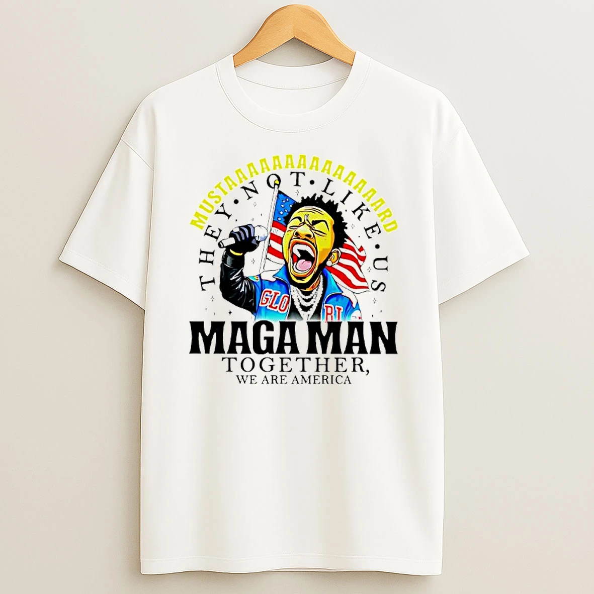 Kendrick Lamar Mustard They Not Like Us Together We Are America Graphic T Shirt