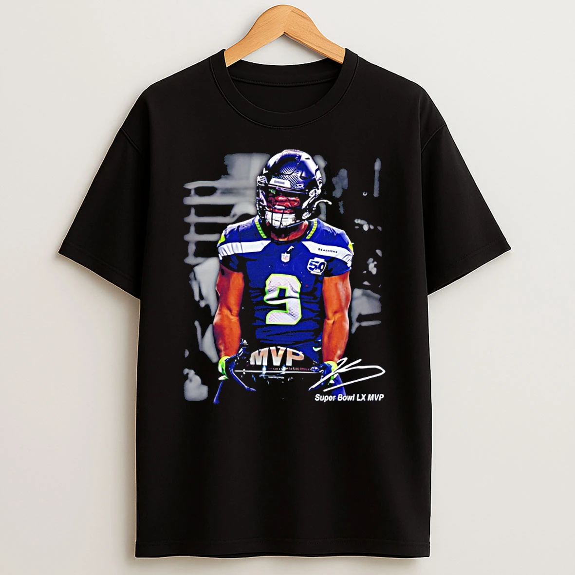 Kenneth Walker Iii Seattle Seahawks Football Champions Super Bowl Lx Mvp T Shirt