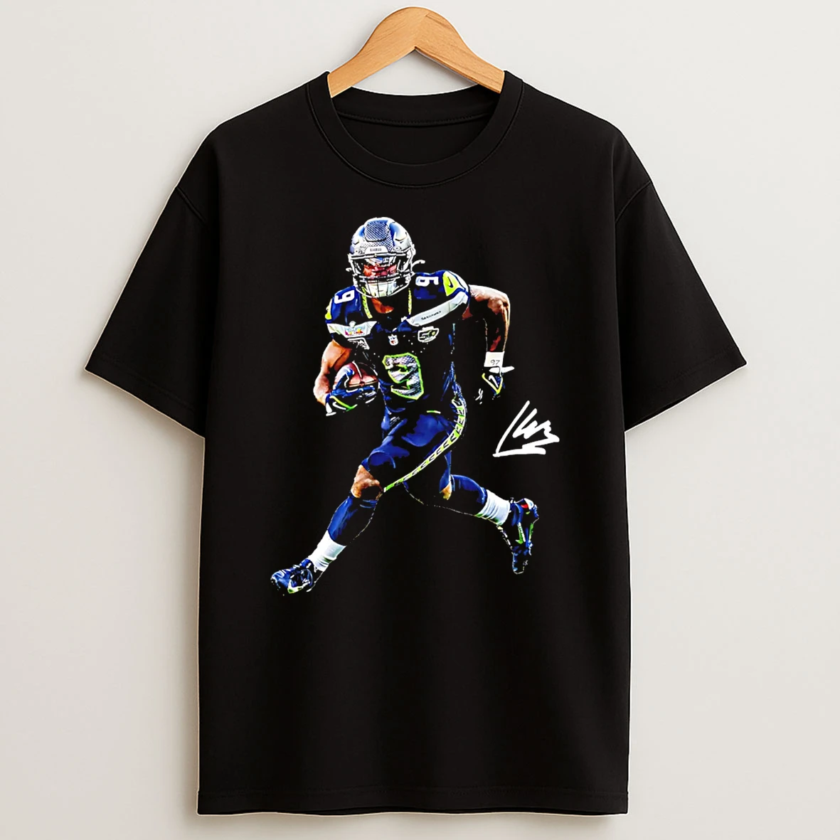 Kenneth Walker Iii Seattle Seahawks Mvp Running Signature T Shirt