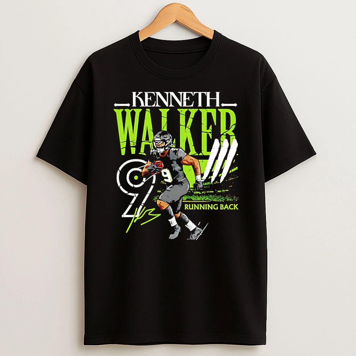 Kenneth Walker Iii Seattle Seahawks Player Name T Shirt