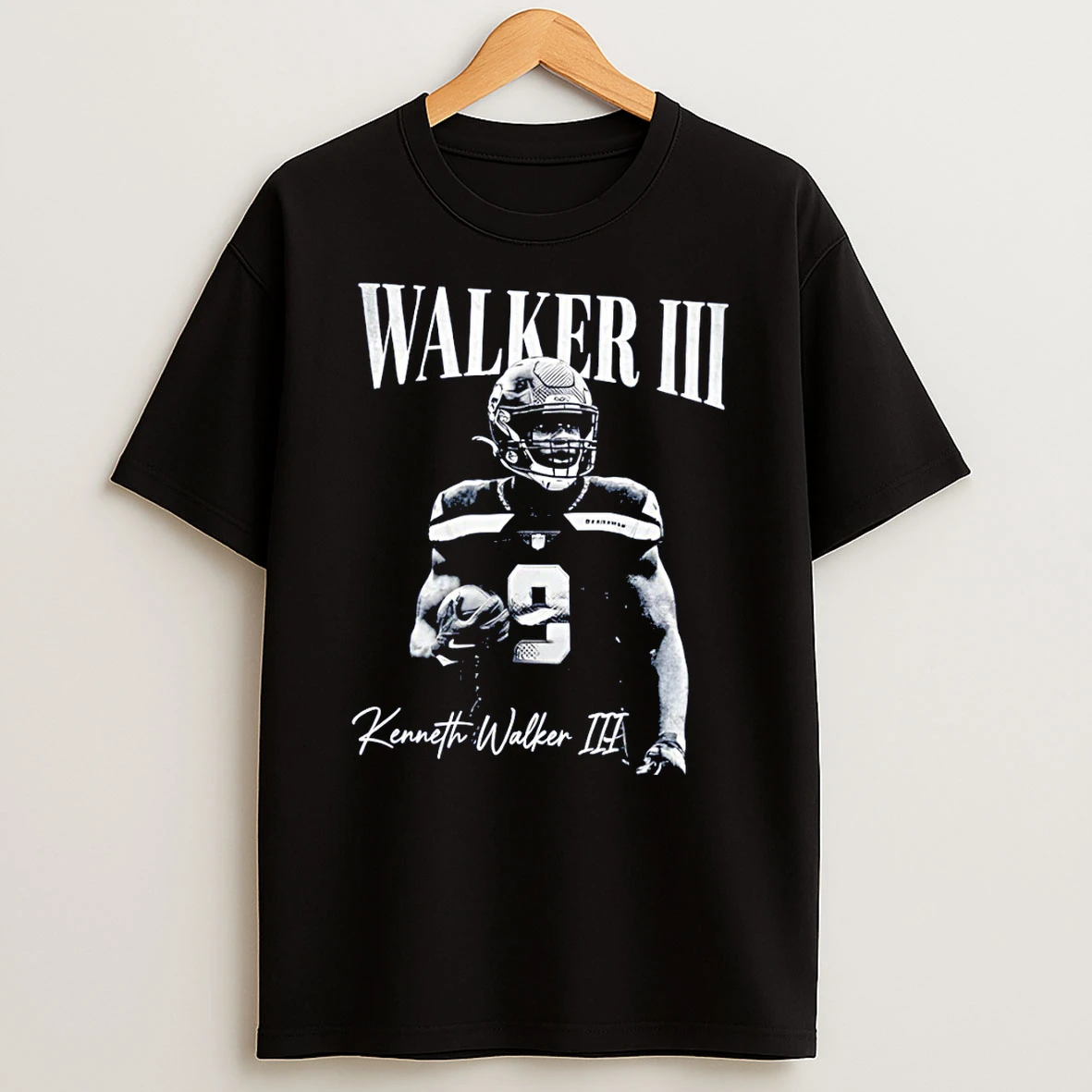 Kenneth Walker Iii Vintage 90s Style Seattle Football T Shirt