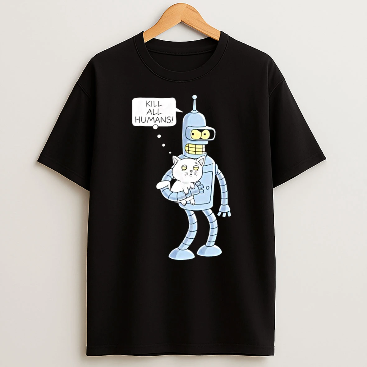 Kill All Humans Catender T Shirt