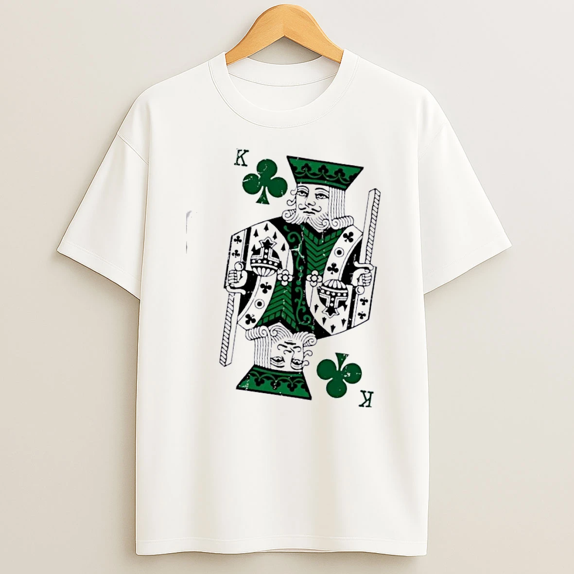 King Of Clubs Card T Shirt