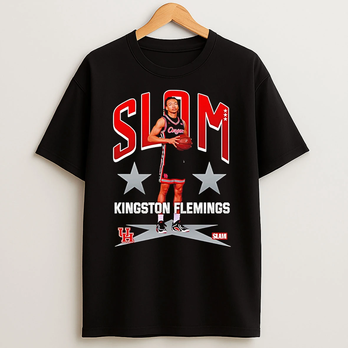 Kingston Flemings Houston Cougars Slam Graphic T Shirt