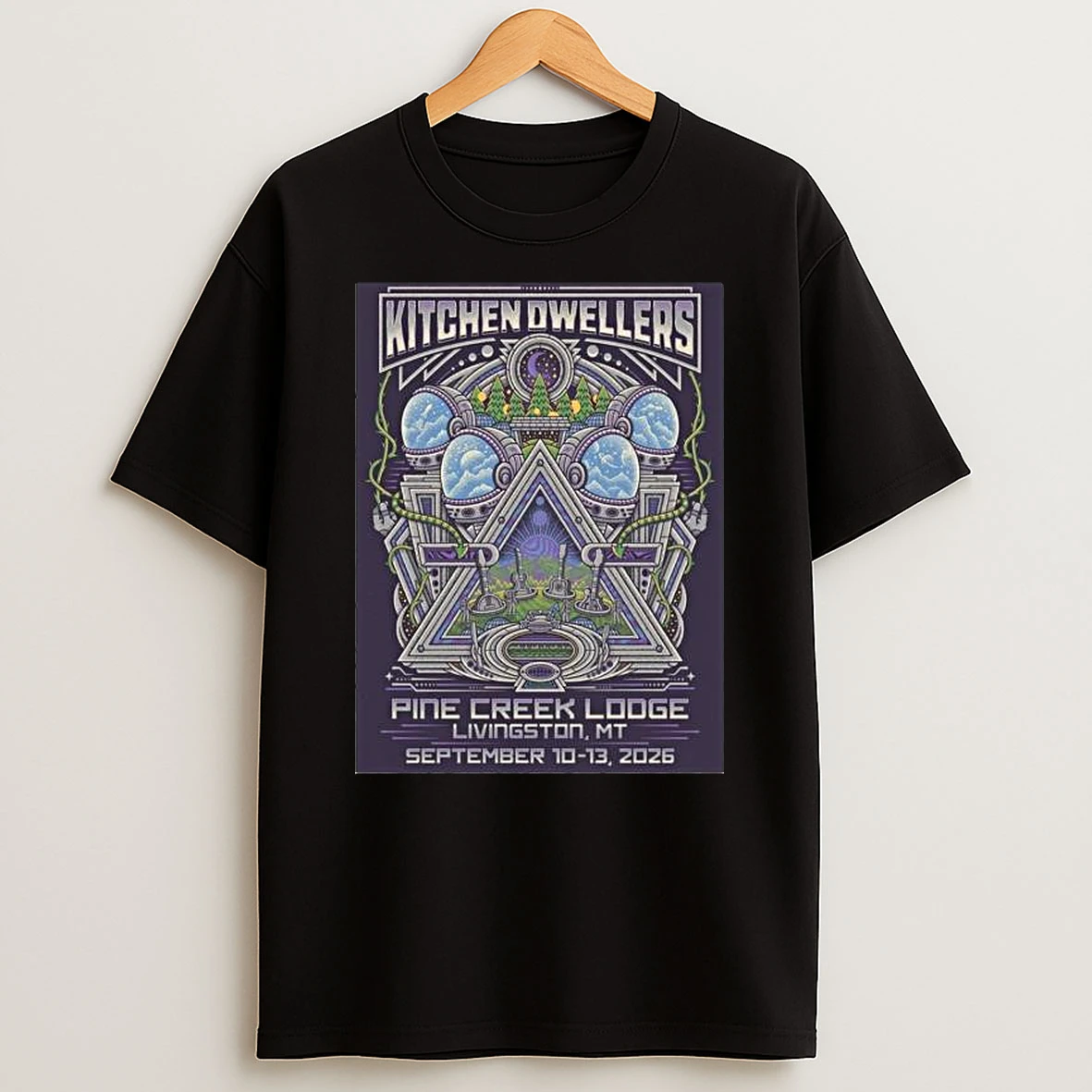 Kitchen Dwellers Pine Creek Lodge September 10 13 2026 Concert T Shirt