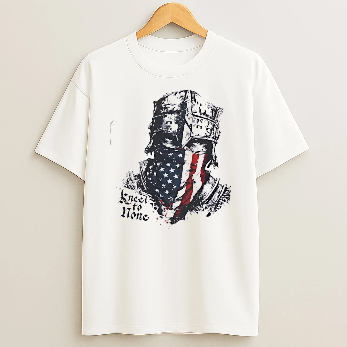 Kneel To None Usa Flag T Shirt